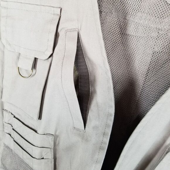 Foxfire Thunder 2XB Big Vest River Gear Ultimate‎ Safari Hunting Photography Tan - Picture 7 of 16